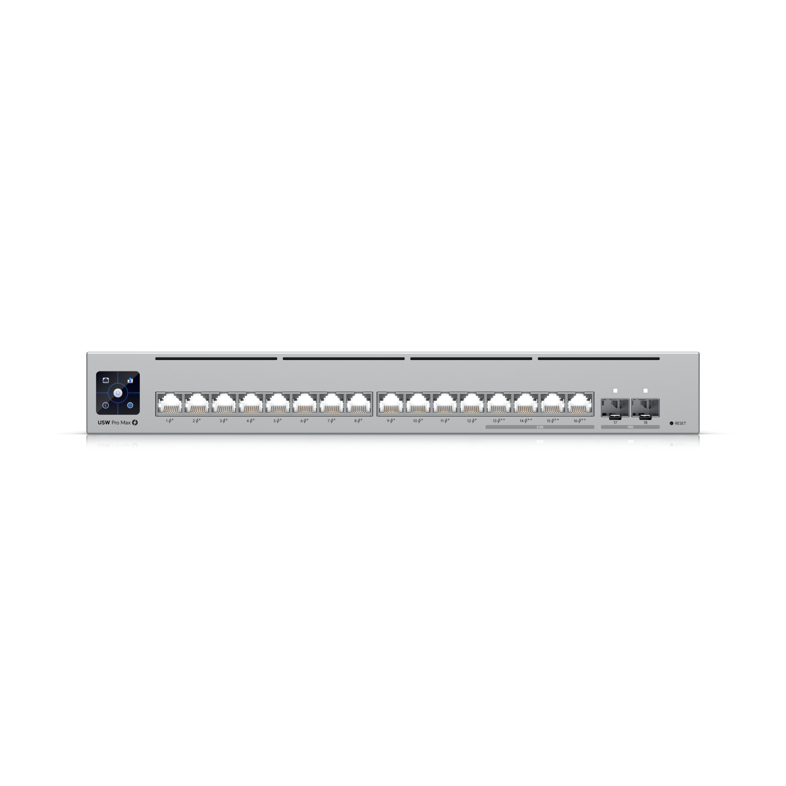 Switch réseau UniFi Ubiquiti Pro Max 16 PoE USW-Pro-Max-16-PoE-EU galerie officielle 2 — Global Zone Rabat