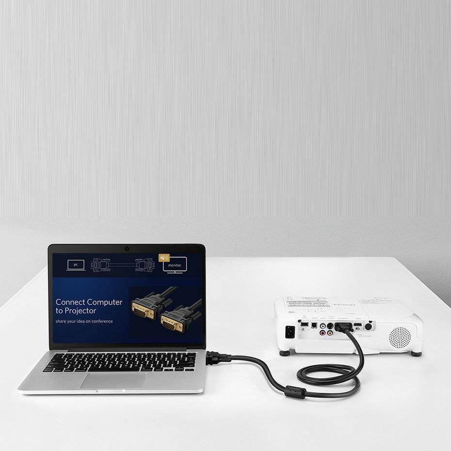 Câble UGREEN VGA Male vers VGA Male - 1.5 mètre 11630 vue produit galerie 2