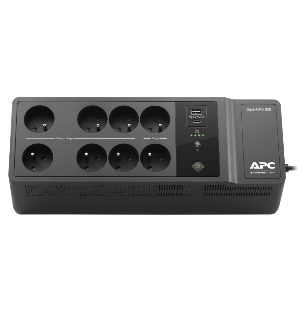 Onduleur APC Back-UPS BE850G2-FR APC-BACK-UPS-850VA-230V-USB-TYPE-C-AND-A-BE850G2-FR Maroc