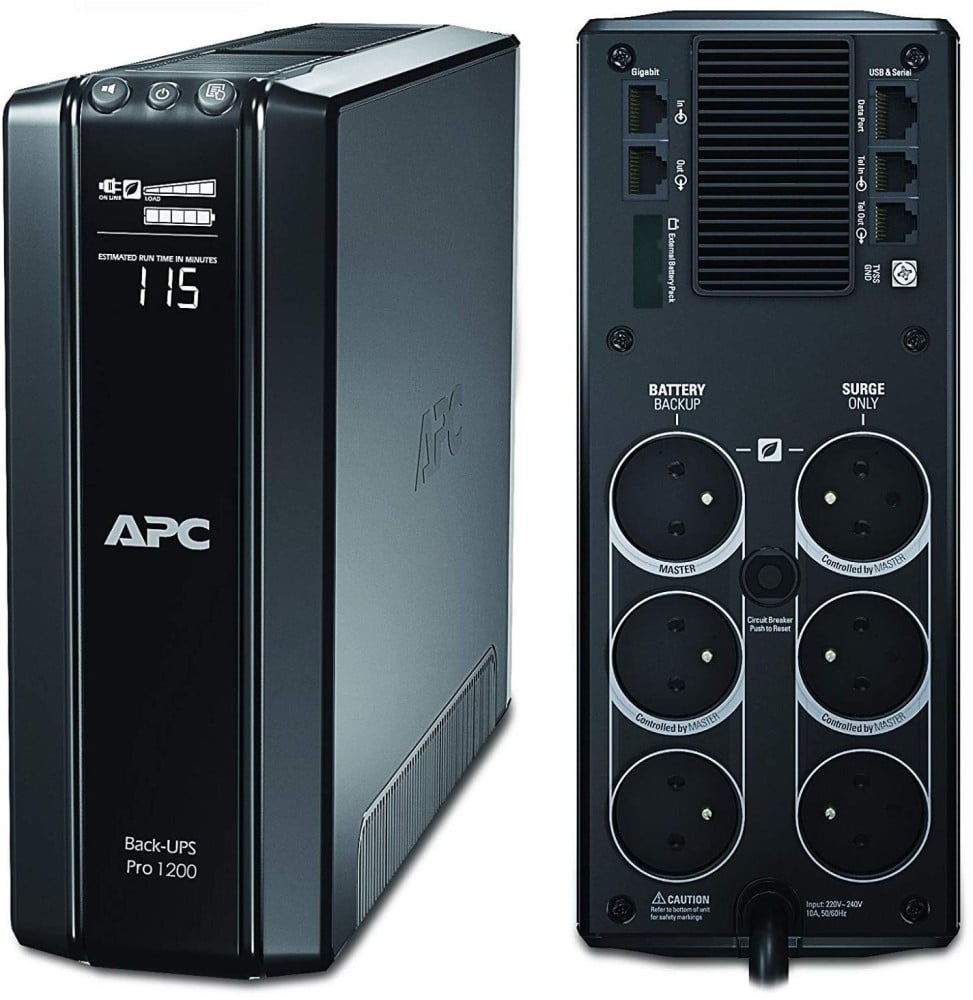 Onduleur APC Back-UPS BR1200G-FR APC-POWER-SAVING-BACK-UPS-PRO-1200-230V-CEE-7-5 Maroc