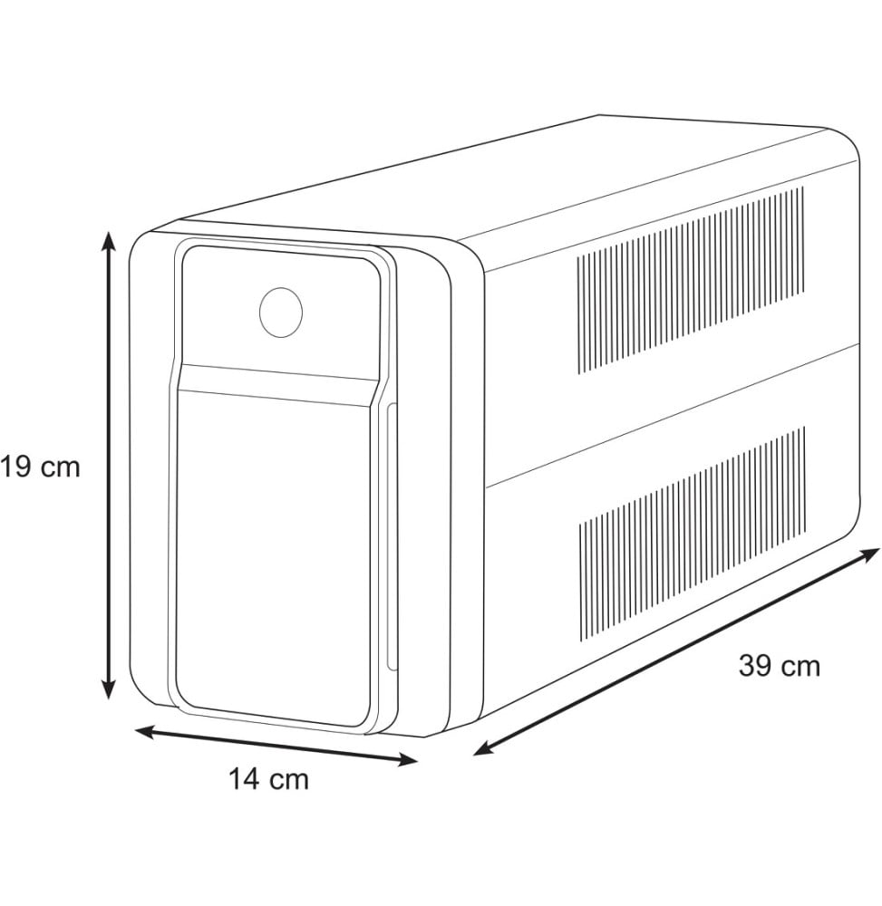 Onduleur APC BACK-UPS BX1200MI-FR APC-BACK-UPS-BX1200MI-FR-650-W-1200VA-4-PRISES-FR-SCHUKO Maroc