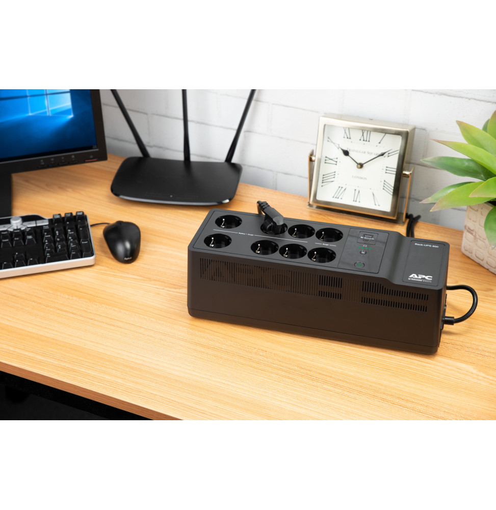 Onduleur APC BE850G2-GR APC-BE850G2-GR-ALIMENTATION-D-ENERGIE-NON-INTERRUPTIBLE-VEILLE-0-85-KVA-520-W-8-SORTIE-S-CA-BE850G2-GR Maroc