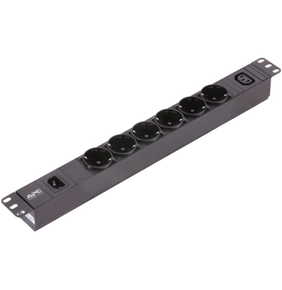 PDU Rack APC Easy PDU Basic 1U APC-EASY-PDU-BASIC-1U-6-PRISES-FR-SCHUKO-1-PRISE-C13-10A-230V-EPDU1010B-SCH vue produit galerie 3