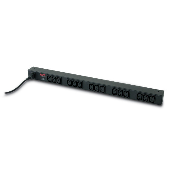 PDU Rack APC rack PDU Basic - 15 APC-RACK-PDU-BASIC-15-PRISES-DE-COURANT-TYPE-C13-10A-230V-CORDON-2M-AP9568 vue produit galerie 2