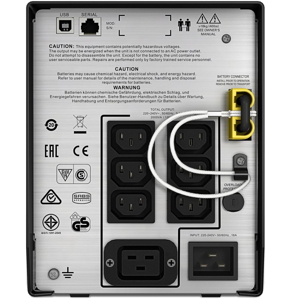 Onduleur APC Smart-UPS C 2000VA APC-SMART-UPS-C-2000VA-LCD-230V-SMC2000I Maroc
