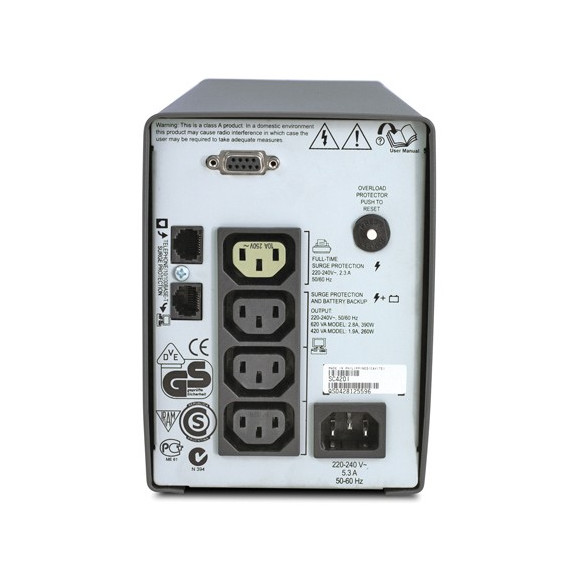 Onduleur APC Smart-UPS SC 420VA APC-SMART-UPS-SC-420VA-TOUR vue produit galerie 3