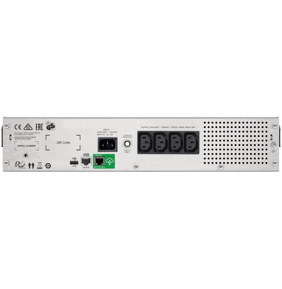 Onduleur APC Smart-UPS SMC1000I-2UC APC-SMART-UPS-SMC1000I-2UC-600-W-1000VA-4-PRISES-C13 vue produit galerie 3