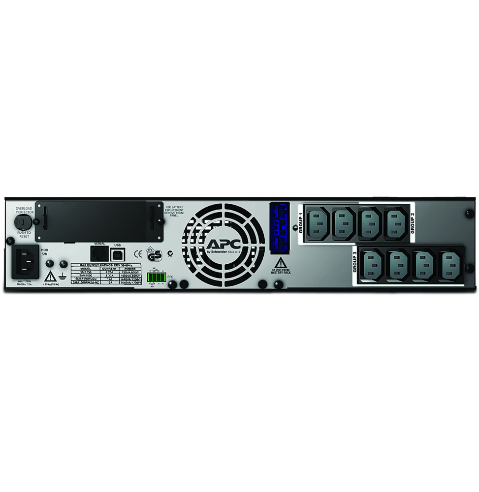 Onduleur APC SMX1500RMI2U APC-SMART-UPS-X-1500VA-RACK-TOWER-LCD-230V vue produit galerie 3