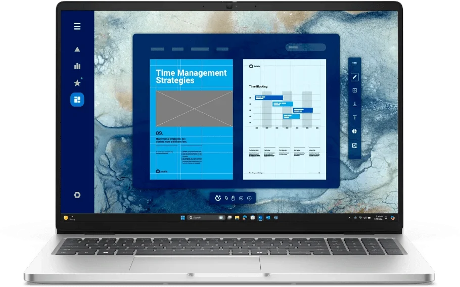 PC Portable Professionnel Dell Ordinateur Portable Dell Pro 16 PC16250 (DP16-U7-W) — Casablanca Maroc