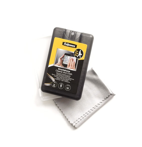 Kit nettoyage Fellowes avec Chamoisine en Microfibres pour smartphones 9910601 vue produit galerie 3