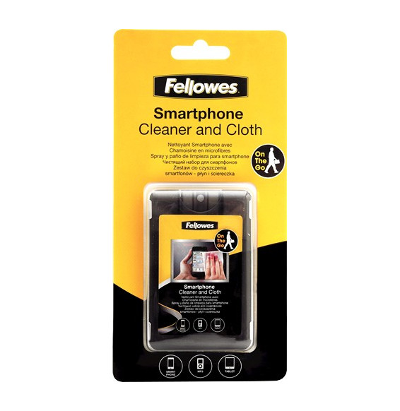 Kit nettoyage Fellowes avec Chamoisine en Microfibres pour smartphones 9910601 Maroc