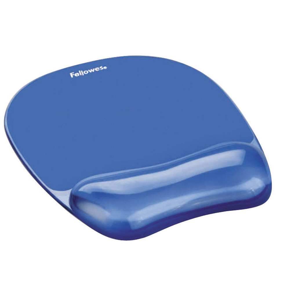 Tapis de souris Fellowes Gel Crystal Bleu 9114120 vue produit galerie 2
