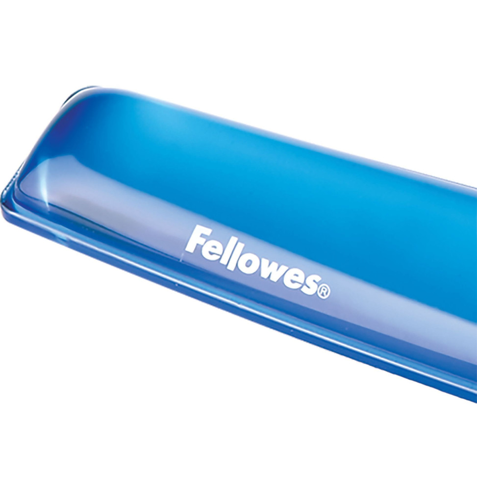 Repose-poignets Fellowes Gel Crystal Bleu F9113709 Maroc