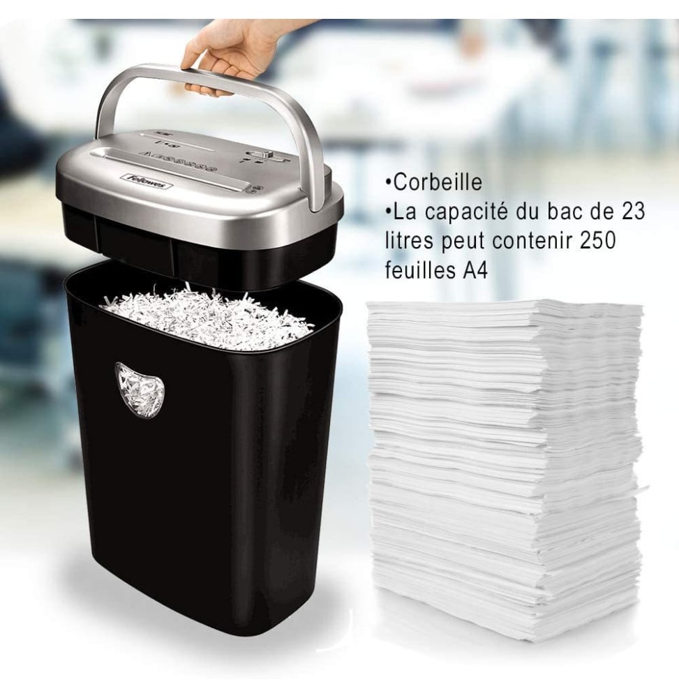 Destructeur de documents Fellowes Powershred 53C 4653101 vue produit galerie 3