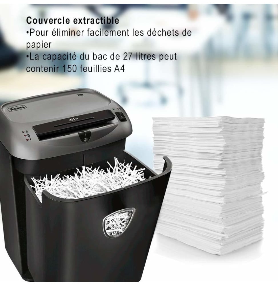 Destructeur de documents Fellowes Powershred 70S 4671101 Maroc