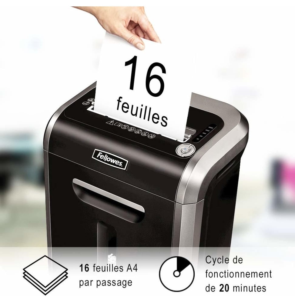 Destructeur de documents Fellowes Powershred 79Ci 4679001 vue produit galerie 3
