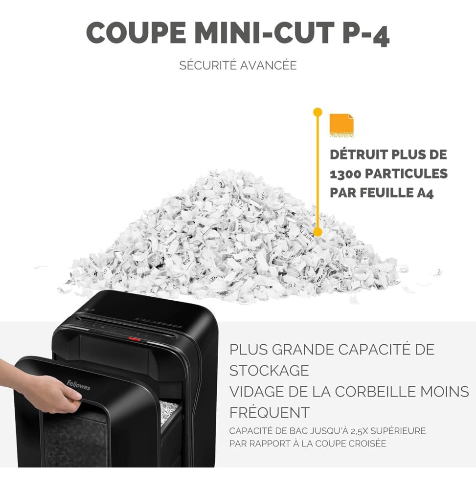 Destructeur de documents Fellowes Powershred LX200 5502201 Maroc