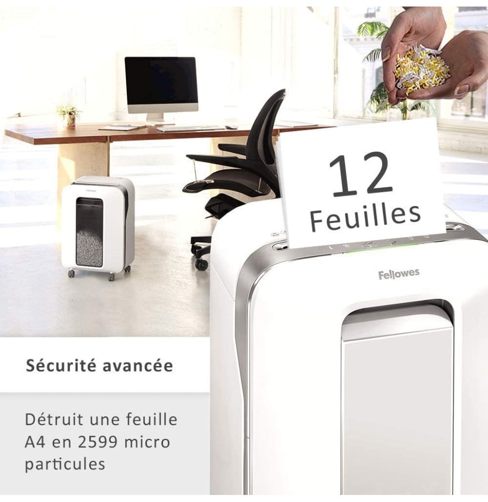 Destructeur de documents Fellowes Powershred LX201 5050101 Maroc