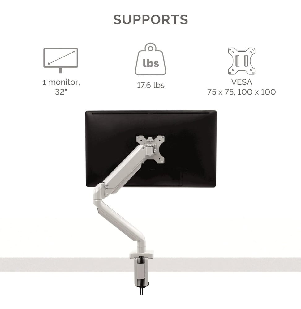 Bras porte-écran Fellowes Simple 32" 8056401 vue produit galerie 3