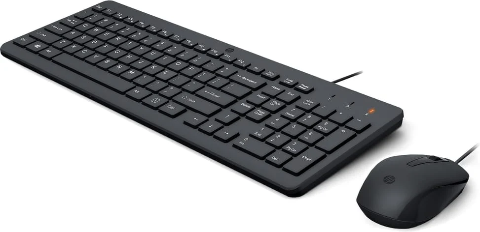 Pack Clavier et Souris HP et clavier filaires HP 150 240J7AA — vue principale