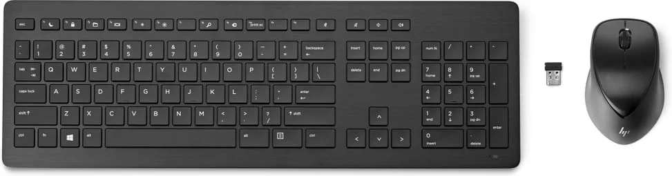 Pack Clavier et Souris HP Souris et clavier sans fil rechargeables 950MK Souris et clavier sans fil 3M165AA — vue principale