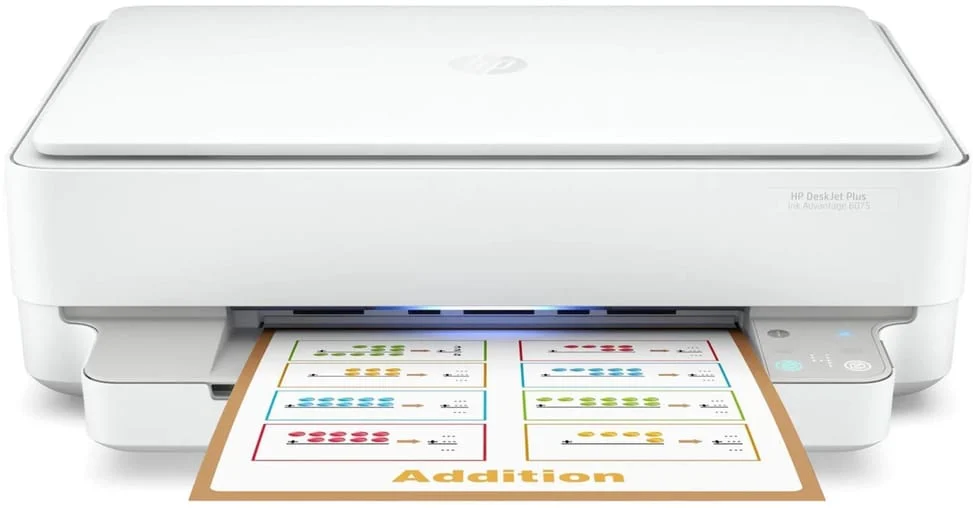 Imprimante Multifonction HP Jet d’encre HP DeskJet Plus Ink Advantage 6075 5SE22C — vue principale
