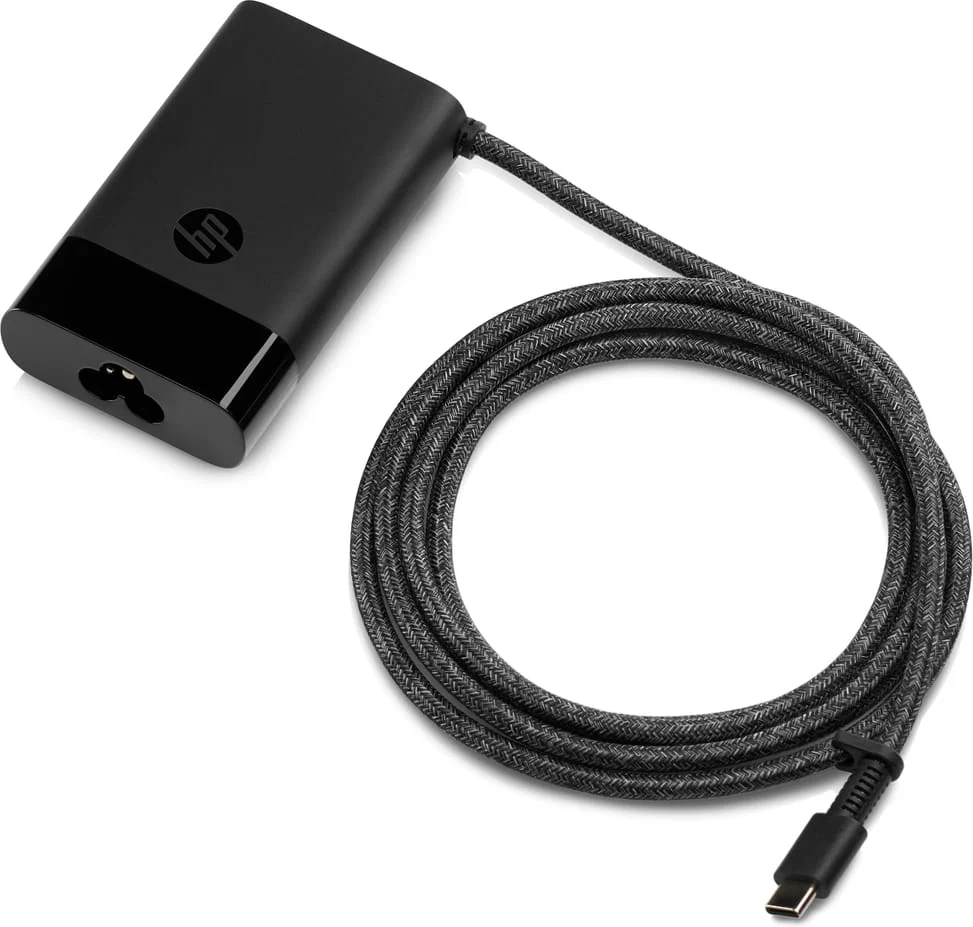 Chargeur HP Chargeur pour ordinateur portable USB-C 65 W Chargeur pour ordinateur portable HP USB-C 65 671R2AA — vue principale