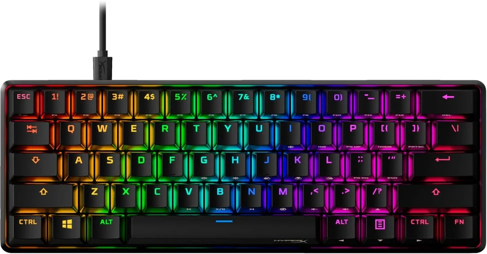 Clavier HP HyperX Alloy Origins 60 - Clavier mécanique gaming - HX rouge 6P6K8AA — vue principale