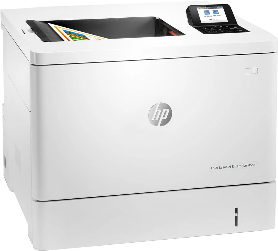 Imprimante Laser HP LaserJet Enterprise M554dn 7ZU81A — vue principale