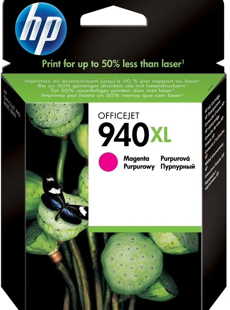 Cartouche d'Encre HP 940XL Magenta - Cartouche d'encre grande capacité HP d'origine C4908AE — vue principale