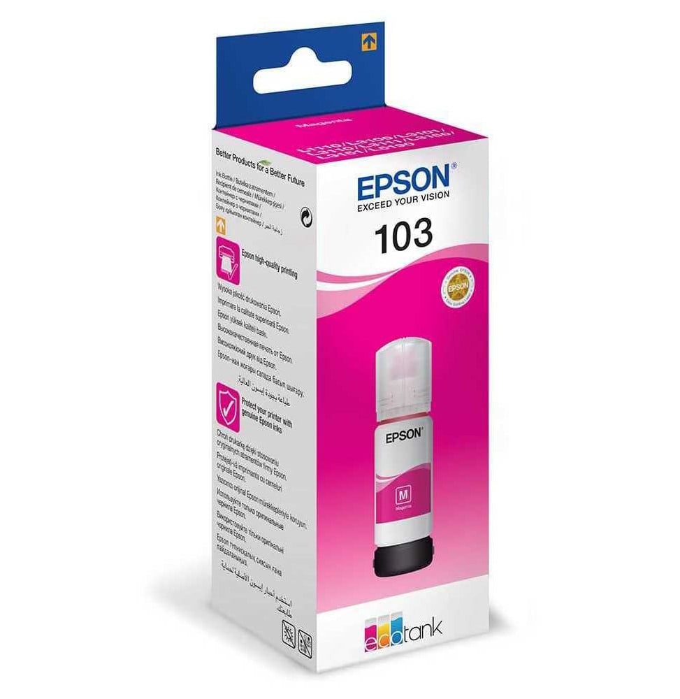 Bouteille d'encre Epson 103 Magenta C13T00S34A Maroc
