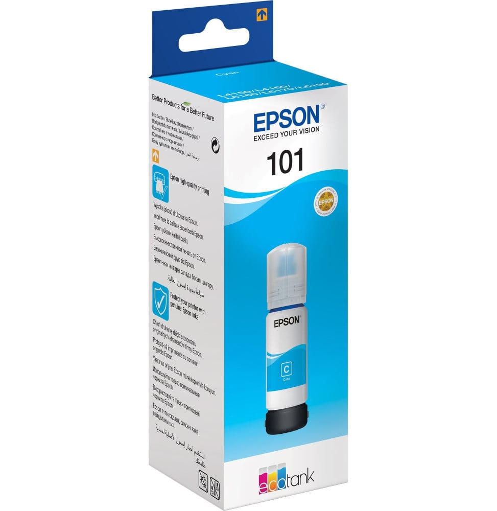 Bouteille d'encre Epson 101 Cyan C13T03V24A Maroc