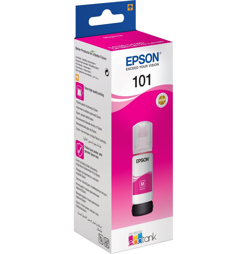 Bouteille d'encre Epson 101 Magenta C13T03V34A Maroc