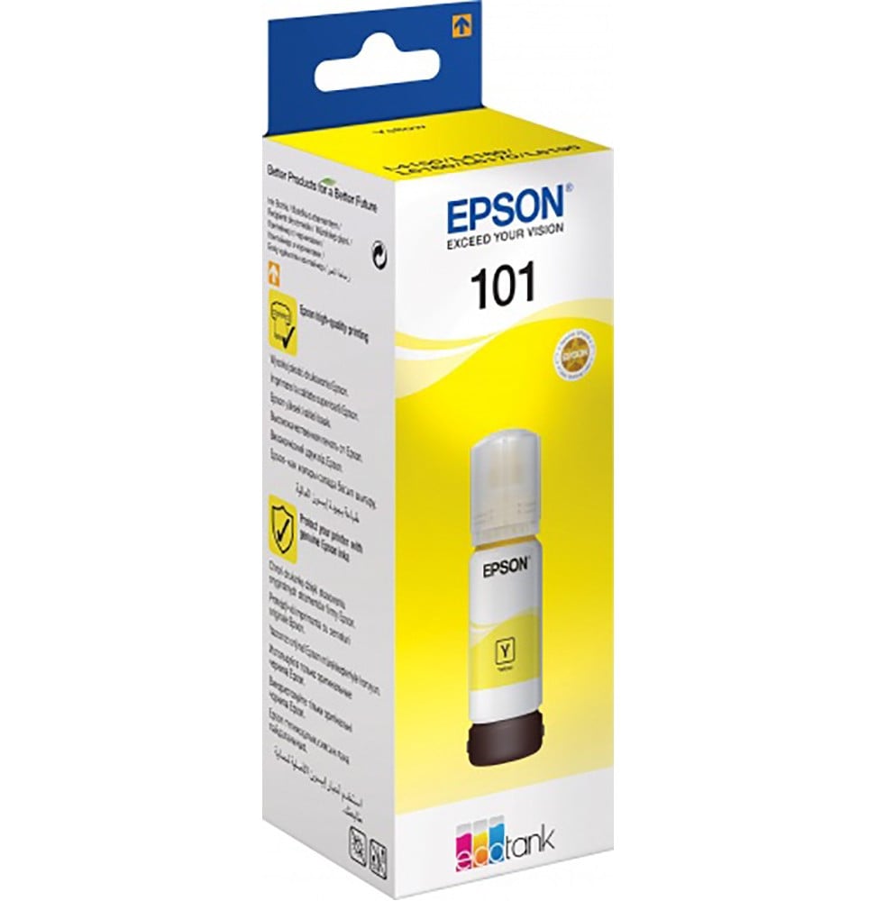 Bouteille d'encre Epson 101 Jaune C13T03V44A Maroc