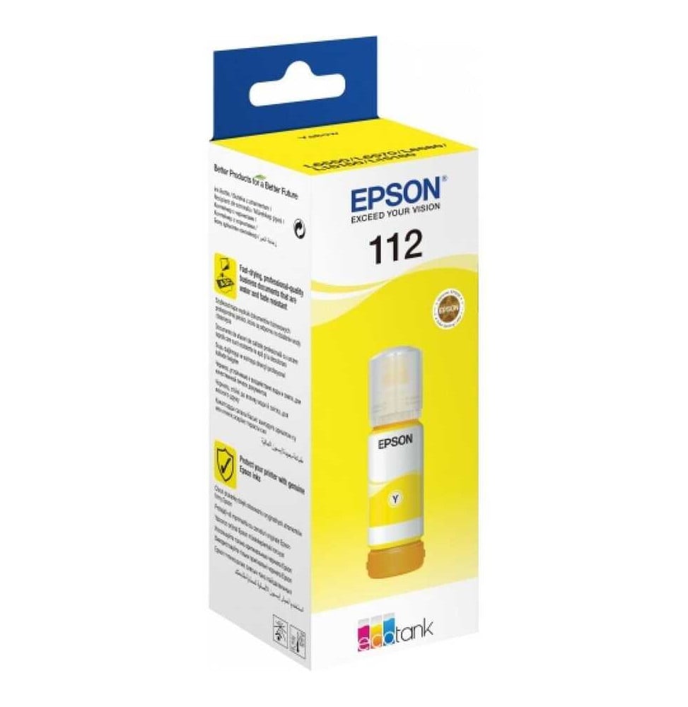 Bouteille d'encre Epson 112 Jaune C13T06C44A Maroc