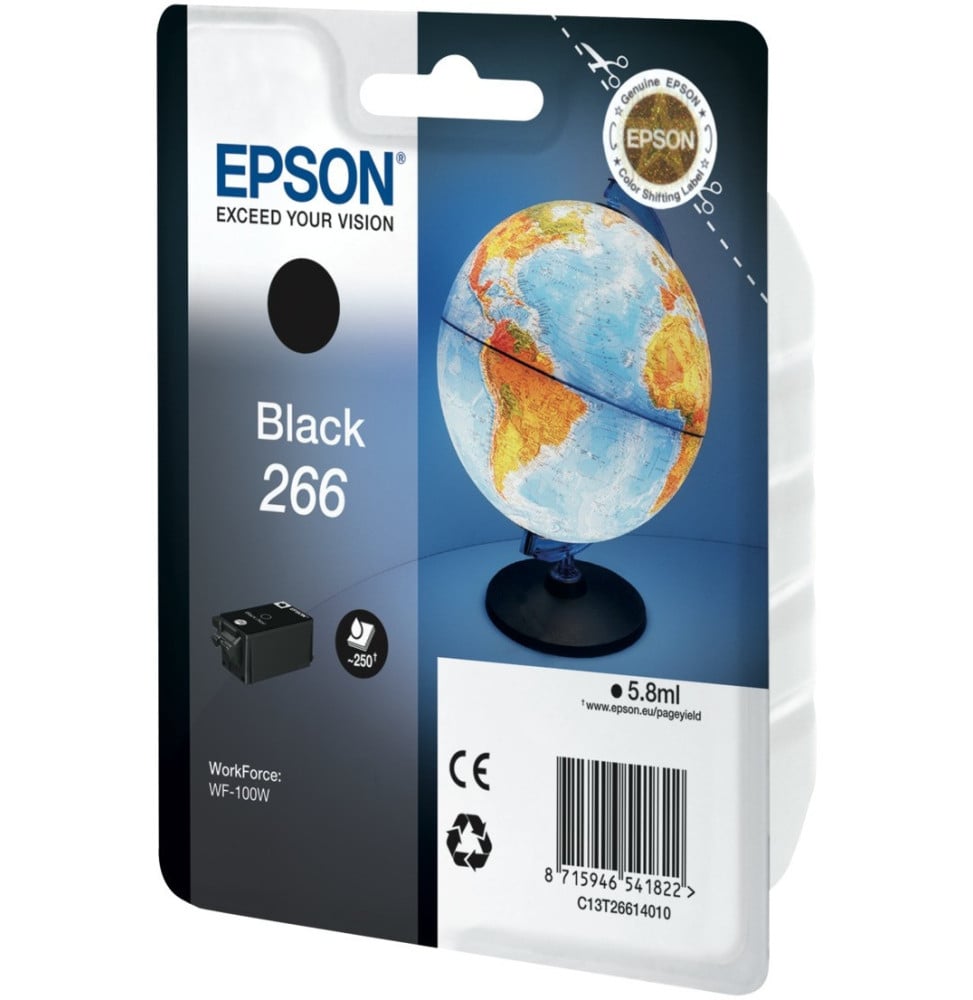 Cartouche d'encre Epson 266 Noir C13T26614010 Maroc