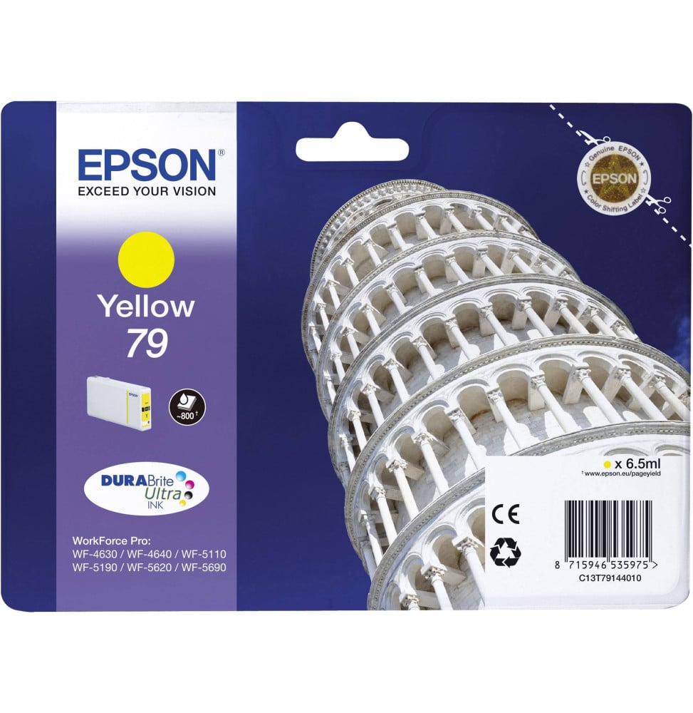 Cartouche d'encre Epson 79 Jaune C13T79144010 Maroc