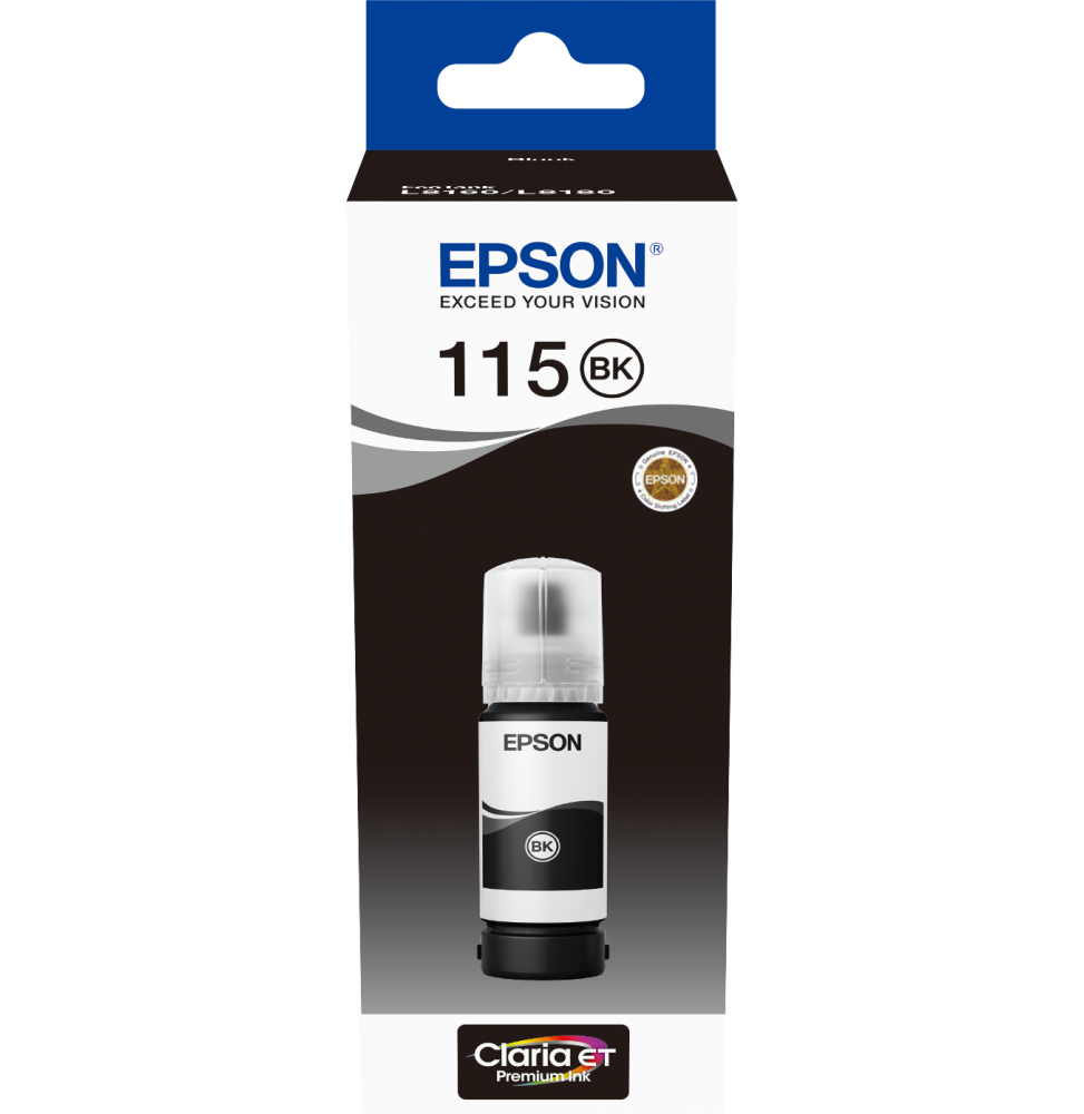 Bouteille d'encre Epson 115 Noir C13T07C14A Maroc