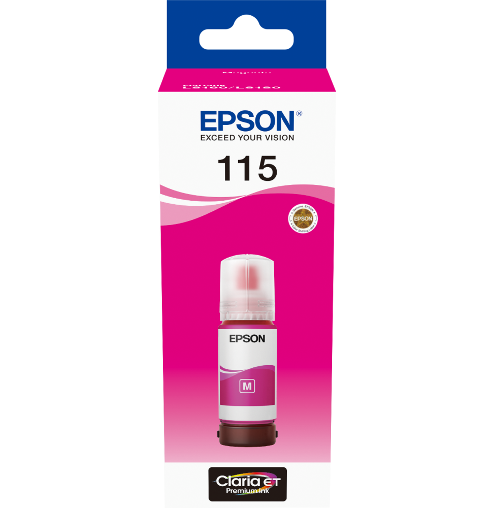 Bouteille d'encre Epson 115 Magenta C13T07D34A Maroc