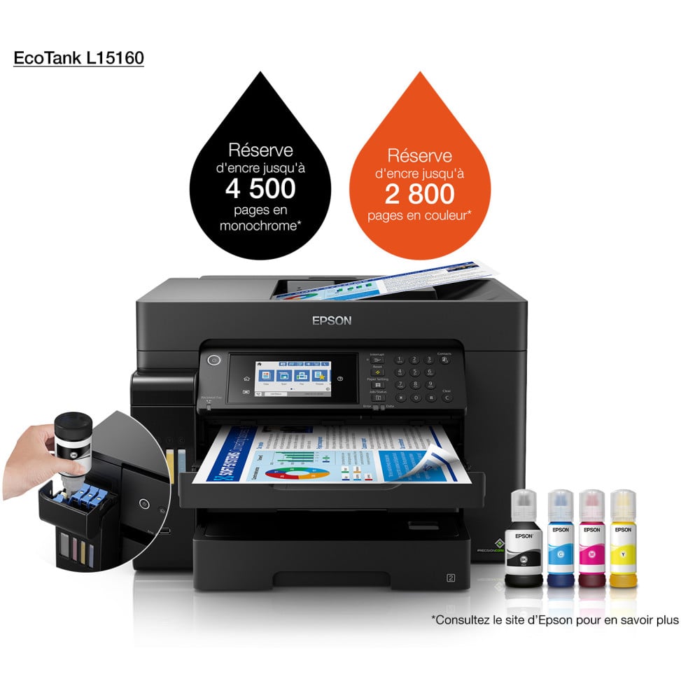 Équipement Epson Epson EcoTank L15160 C11CH71403 Maroc