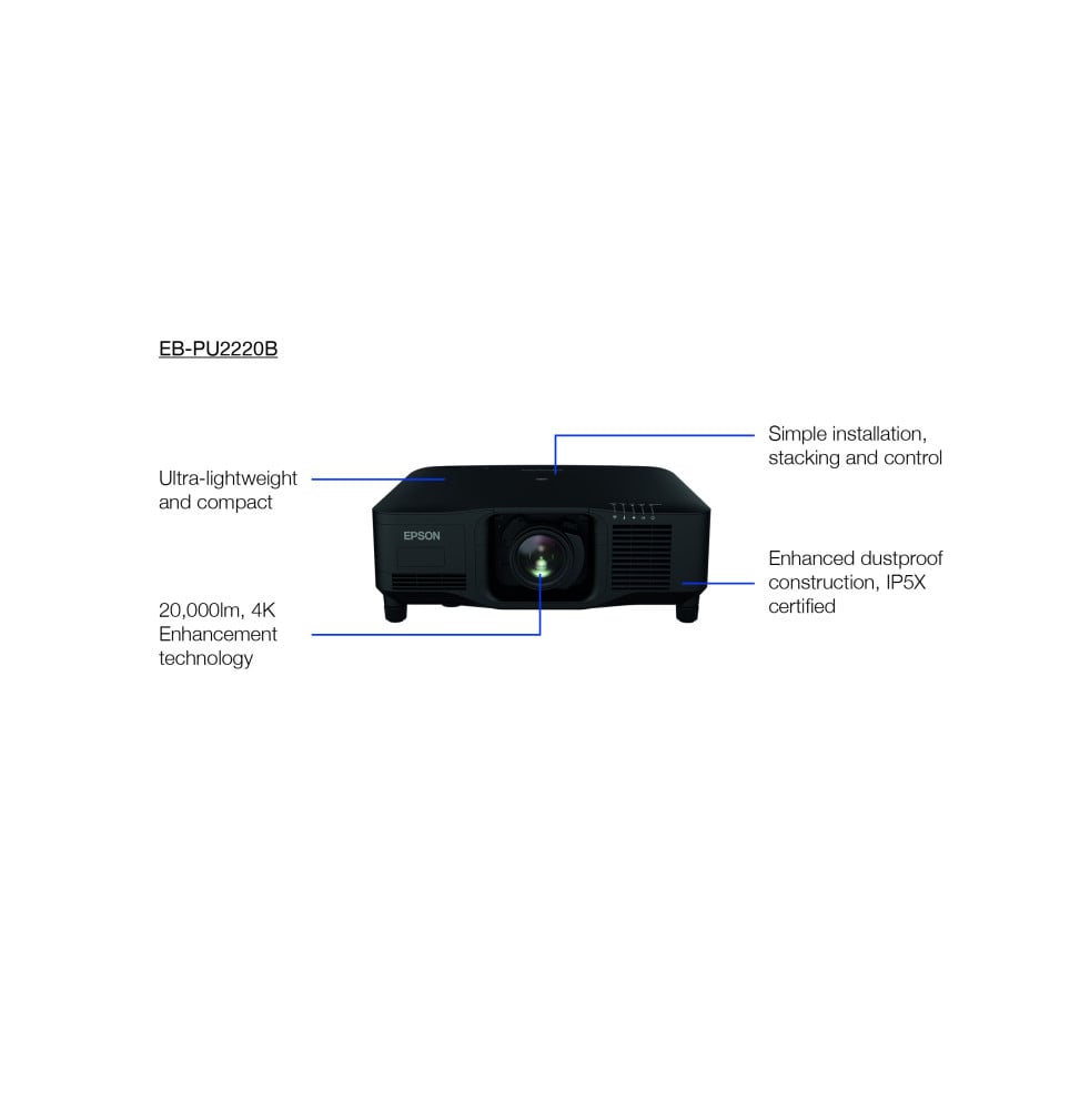 Vidéoprojecteur Epson EB-PU2220B V11HA66840 Maroc