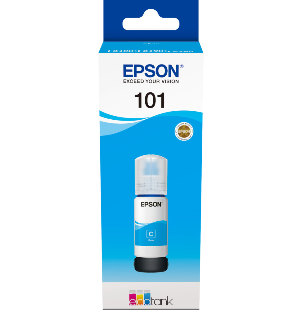 Bouteille d'encre Epson 101 Cyan C13T03V24A vue produit galerie 2