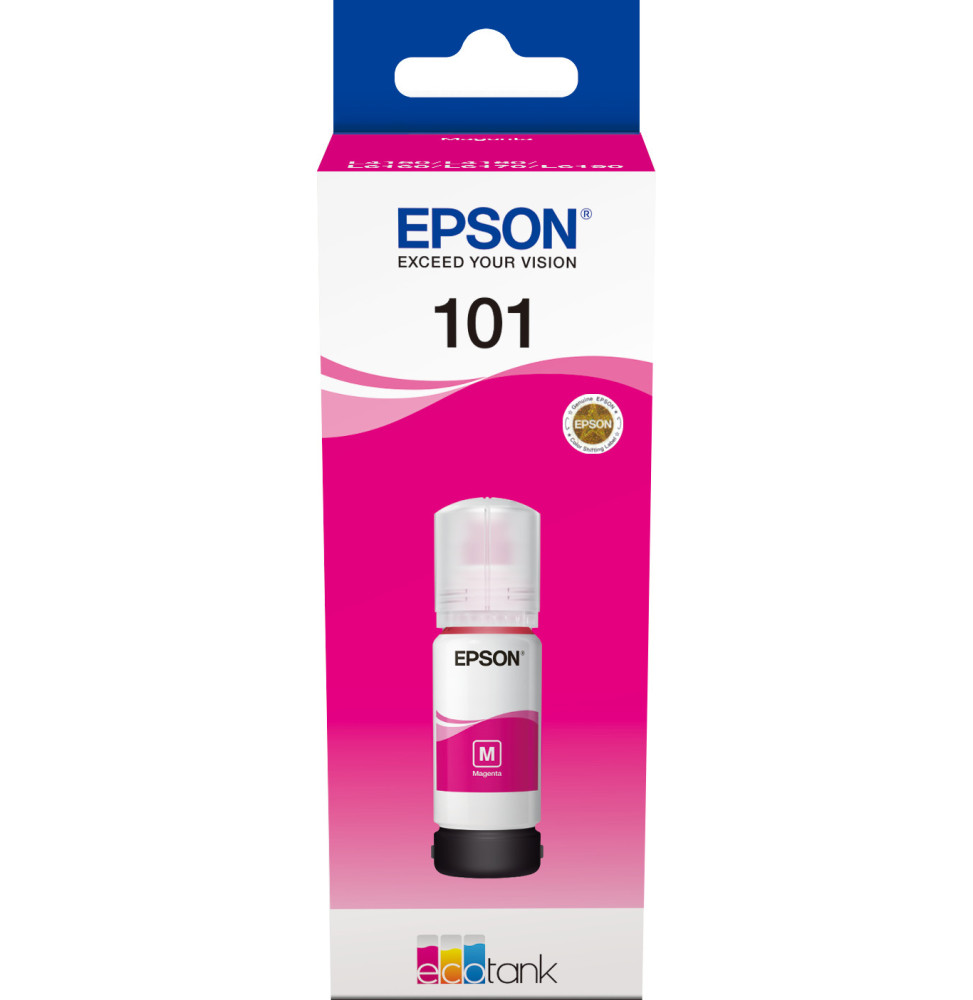 Bouteille d'encre Epson 101 Magenta C13T03V34A vue produit galerie 2