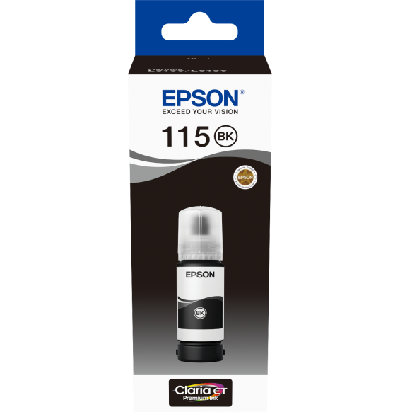 Bouteille d'encre Epson 115 Noir C13T07C14A vue produit galerie 2