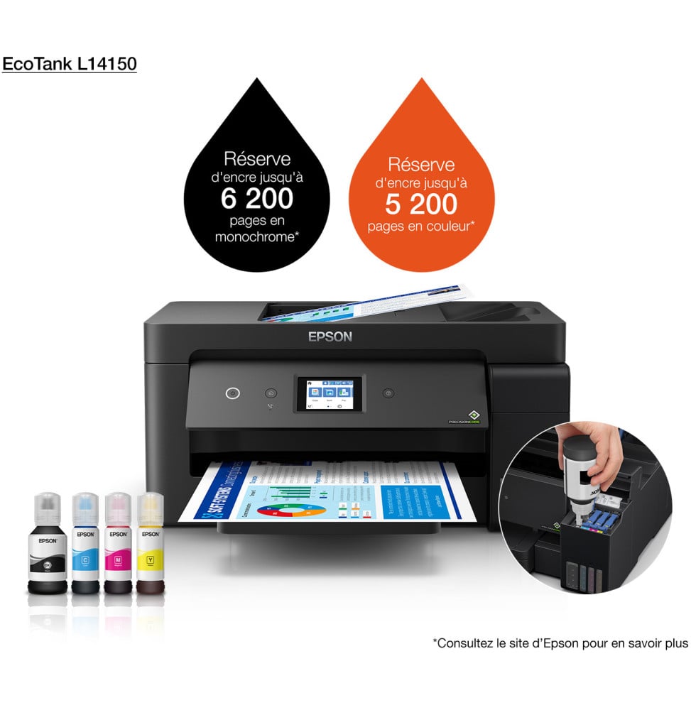 Équipement Epson Epson EcoTank L14150 C11CH96403 Maroc