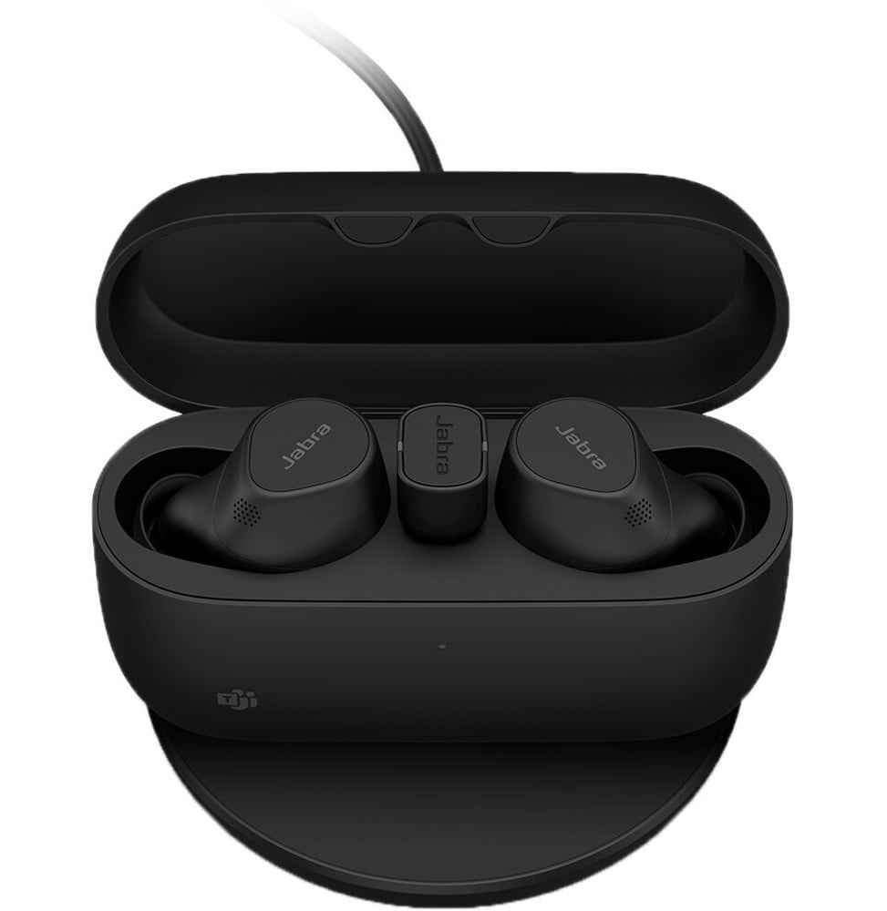 Écouteurs true wireless professionnels Jabra Evolve2 Buds - USB-C MS - Wireless Charging Pad Microsoft Teams Sans fil (20797-999-889) (20797-999-889)