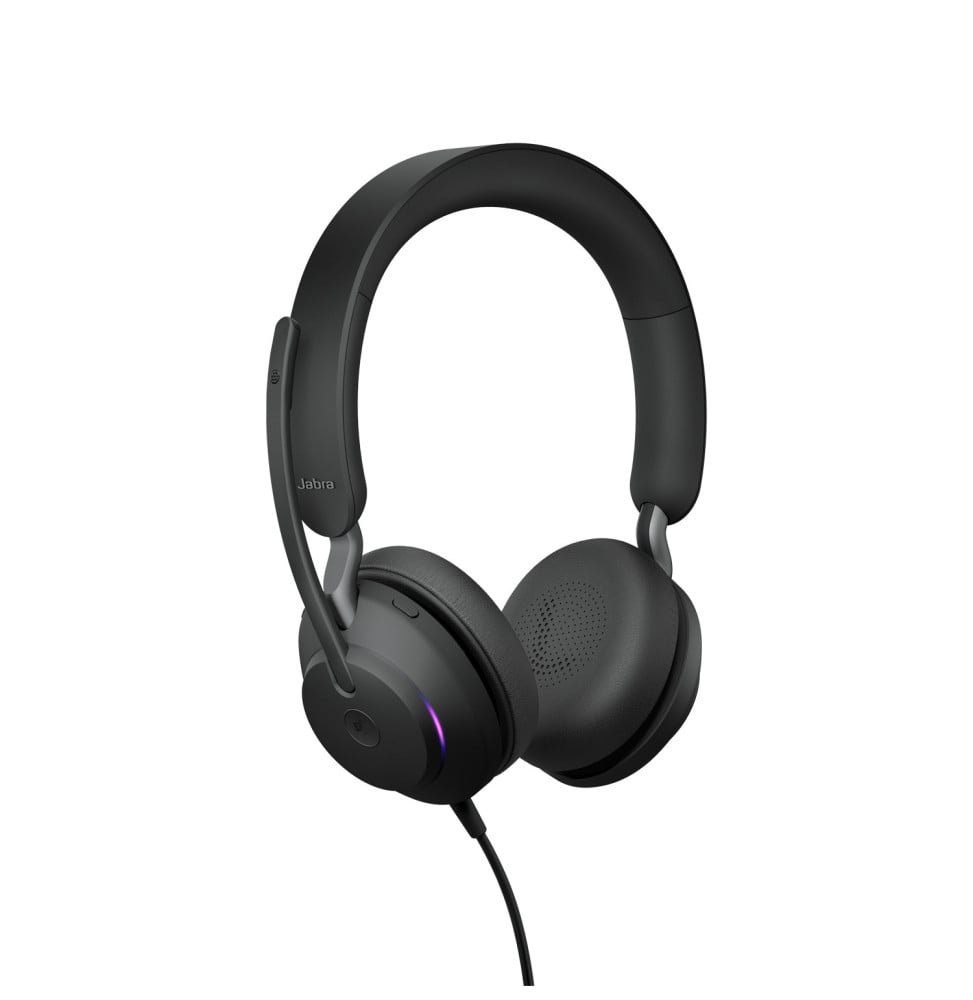 Micro-casque sans fil professionnel Jabra Evolve2 40 SE USB-A, MS Stereo Microsoft Teams Stéréo (24189-999-999) (24189-999-999)