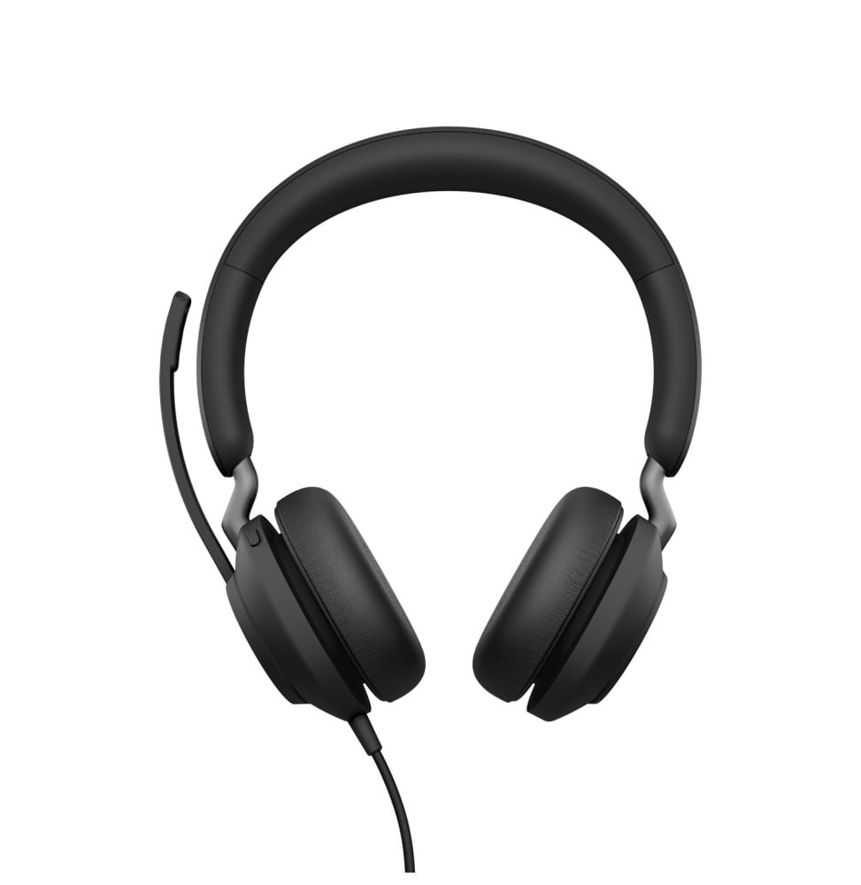 Micro-casque sans fil professionnel Jabra Evolve2 40 SE USB-A, MS Stereo Microsoft Teams Stéréo (24189-999-999) (24189-999-999)