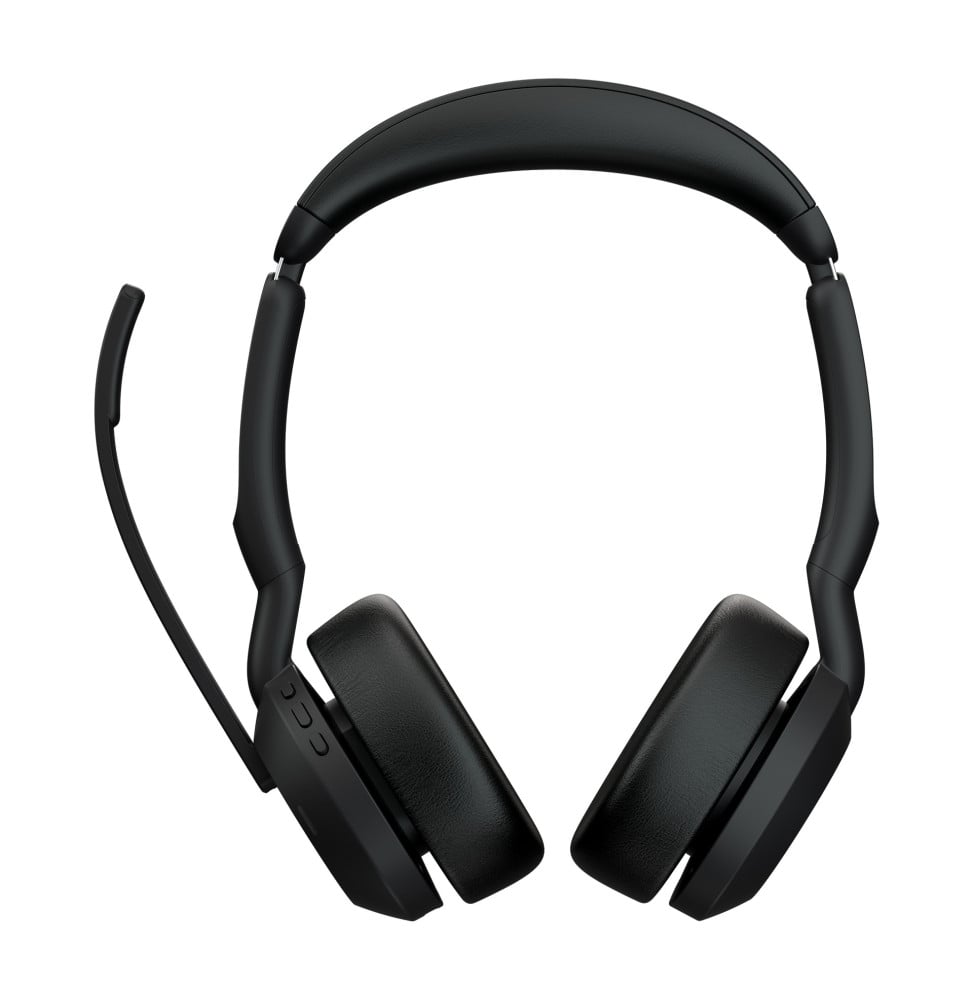 Micro-casque Sans Fil Jabra Evolve2 55 MS Stéréo Bluetooth avec Socle de Chargement (25599-989-999) (25599-989-999)