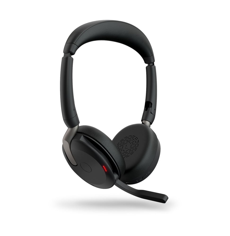 Micro-casque sans fil professionnel Jabra Evolve2 65 Flex - USB-C UC stéréo (chargement sans fil) (26699-989-889) (26699-989-889)